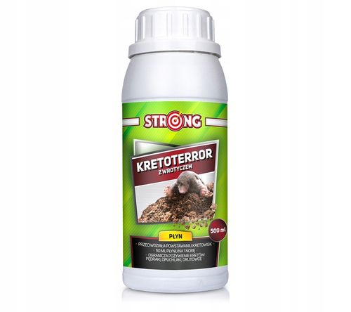 ŚRODEK NA KRETY PREPARAT OPRYSK ODSTRASZACZ KRETOTERROR PŁYN STRONG na Arena.pl