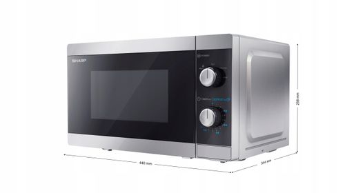 Kuchenka mikrofalowa Sharp YCMS01ES 20L Srebrny na Arena.pl