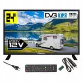 Telewizor do KAMPERA samochodowy 12V 230V HD 24 cale USB HDMI