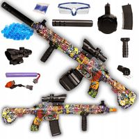 WIELKI KARABIN NA KULKI ŻELOWE AUTOMAT MASZYNOWY PISTOLET BROŃ 2 MAGAZYNKI