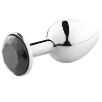 secretplay korek anatomiczny czarny s aluminium dekoracja kryształ