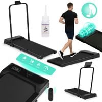 Bieżnia domowa z uchwytem elektryczna walking pad treningowy pod biurko