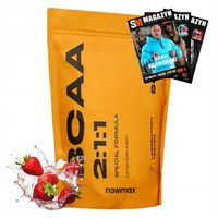 nowmax BCAA 2:1:1 800 g AMINOKWASY LEUCYNA WALINA SIŁA WYTRZYMAŁOŚĆ