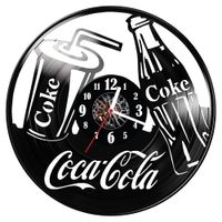 Zegar ścienny z płyty winylowej Coca Cola 686.14