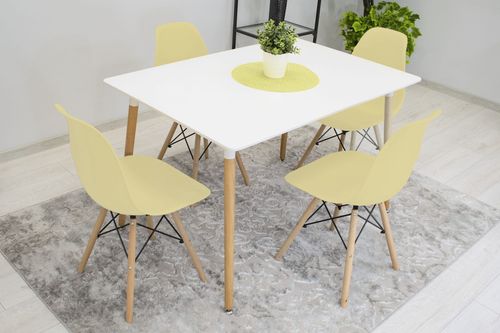 Krzesło OSAKA kremowe / nogi naturalne x 3 na Arena.pl