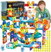 ZESTAW MAGNETYCZNY KLOCKI KONSTRUKCYJNE DLA DZIECI 110el. + naklejki GRATIS