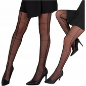 Seksowne Rajstopy W Kratkę - LivCo Corsetti Fashion S