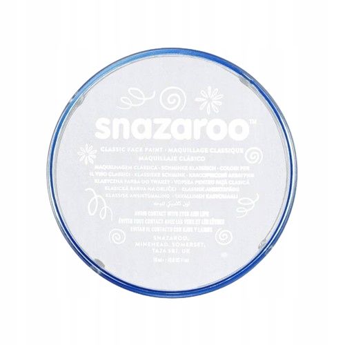 Farba do twarzy 18 ml biała Snazaroo 1118000 zdjęcie 1
