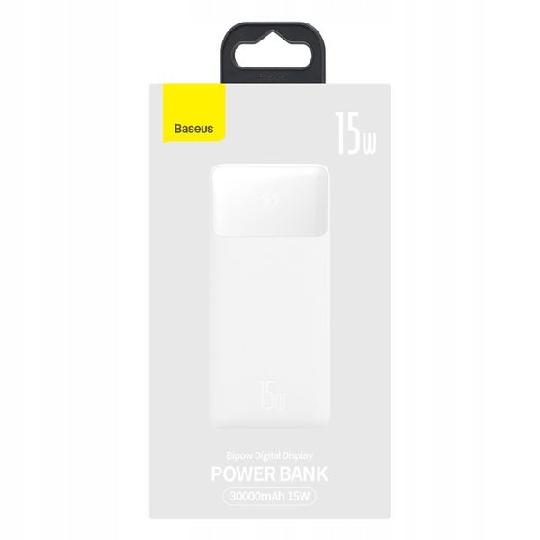 POTĘŻNY POWER BANK BASEUS 30000mah POWERBANK 15W PD 3x USB USB-C TYP-C 3A zdjęcie 14