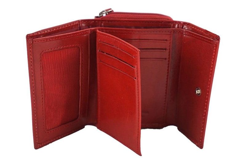 Barberini's - portfel skórzany damski - Brązowy zdjęcie 5