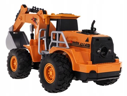 KOPARKA ZDALNIE STEROWANA 1:22 Z FUNKCJĄ DYMU GUMOWE OPONY , ŚWIATŁA LED na Arena.pl