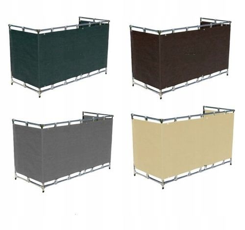 Osłona balkonowa zielona 0,9m x 7m. na Arena.pl