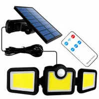 LAMPA SOLARNA LED CZUJNIK RUCHU OSOBNY PANEL PILOT