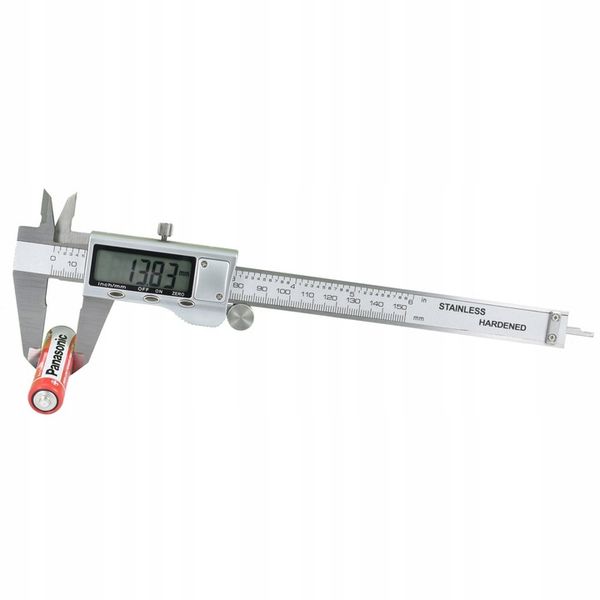 SUWMIARKA METALOWA ELEKTRONICZNA CYFROWA LCD 150mm zdjęcie 5