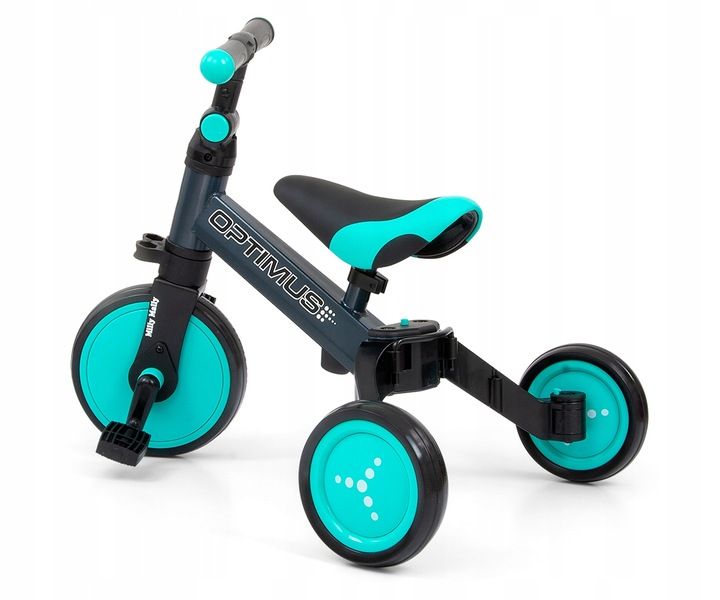 Milly Mally Rowerek 3w1 Optimus miętowy mint zdjęcie 3