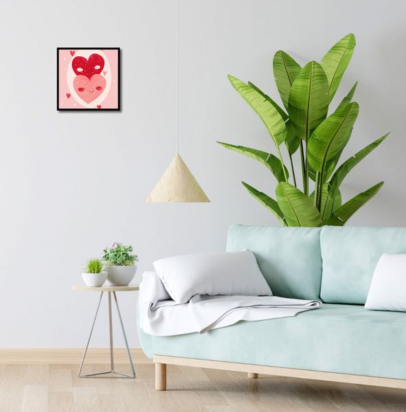 Plakat 30x30cm Ciepło Serca zdjęcie 4