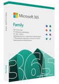 Microsoft OFFICE 365 Family 6 użytkowników 1 rok PL NOWA LUB PRZEDŁUŻENIE
