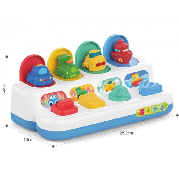 WOOPIE BABY Zabawka Edukacyjna Wyskakujące Pojazdy POP-UP zdjęcie 19