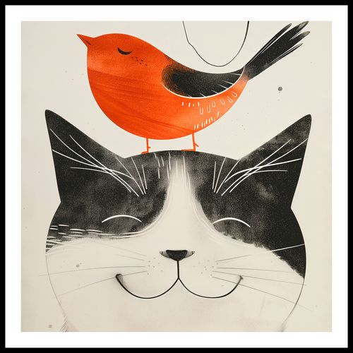 Plakat 60x60cm Pyzaty Przyjaciel na Arena.pl
