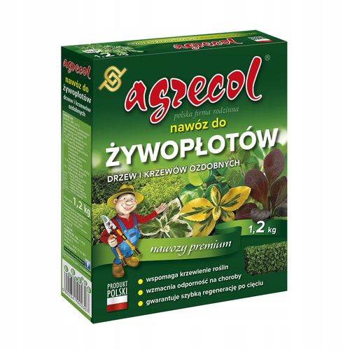 Nawóz do żywopłotów, drzew i krzewów ozdobnych 1,2kg na Arena.pl