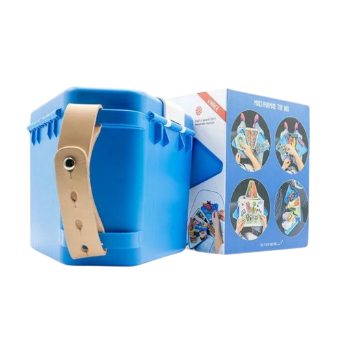 Pudełko Torba Pojemnik Do Przechowywania Zabawek Klocki Regulowany Uchwyt na Arena.pl