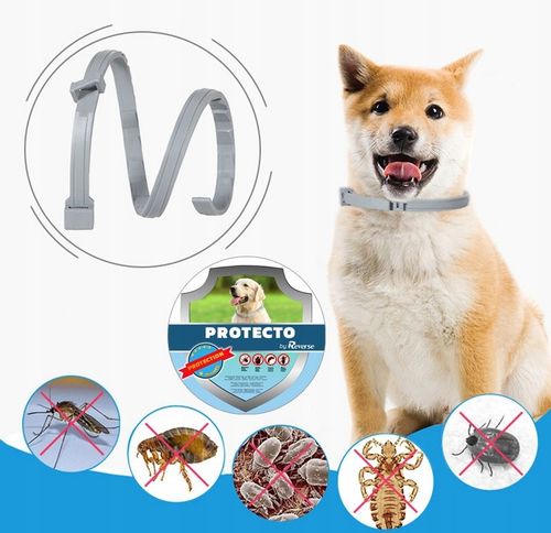 OBROŻA DLA PSA NA PCHŁY KLESZCZE 8 MSC UNIWERSALNA na Arena.pl