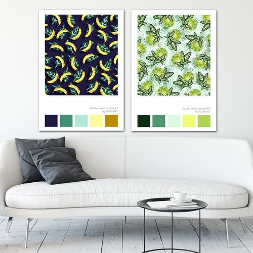 Deco Panel, Bananowy deszcz 40x60 na Arena.pl