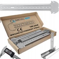 WIESZAK KOTWOWY DO PODDASZY 27cm 270mm GRZYBEK DO PROFILI CD60 100sztuk