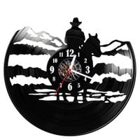 Zegar ścienny z płyty winylowej Western 1848.14
