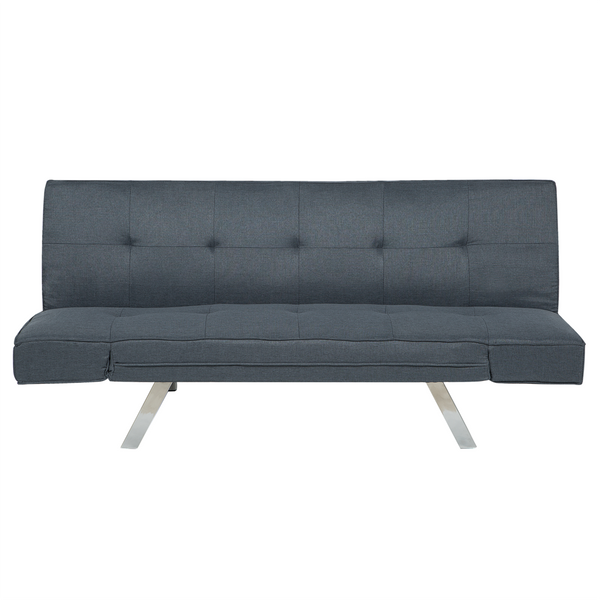 Sofa rozkładana granatowa BRISTOL zdjęcie 1