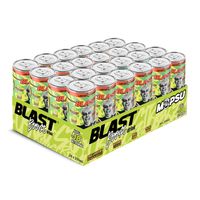 24x napój gazowany z kofeiną blast boost kiwi 250ml