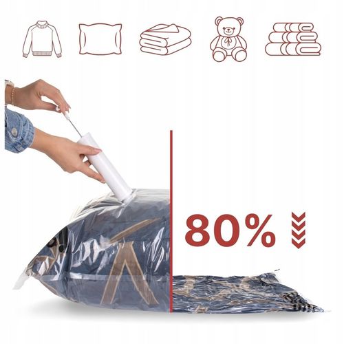 WORKI PRÓZNIOWE na ubrania pościel 15 sztuk WIELOKROTNEGO UŻYTKU + na Arena.pl