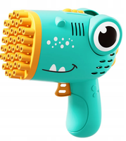 Pistolet do baniek mydlanych krokodyl zielony