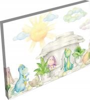 OBRAZ do pokoju dzieci dionzaury słoneczko skarpa