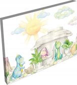 OBRAZ do pokoju dzieci dionzaury słoneczko skarpa