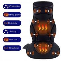 Mata Masująca do masażu pleców masażer Shiatsu grzanie do domu samochodu