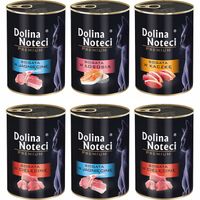 DOLINA NOTECI Premium karma mokra kota Bogata w MIX SMAKÓW bez zbóż 6x 400g