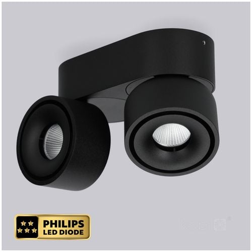 oprawa sufitowa lahti mini dim 2x9w 3000k czarna na Arena.pl