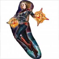 balon foliowy kapitan marvel 27"x37" ~68x93cm