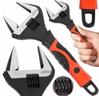 KLUCZ NASTAWNY SZWED DO RUR SZWEDZKI SZEROKI 250mm HYDRAULICZNY FRANCUSKI