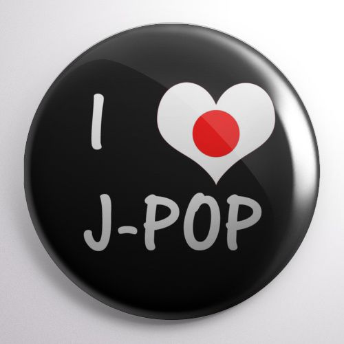 Przypinka I ♥ J-POP na Arena.pl
