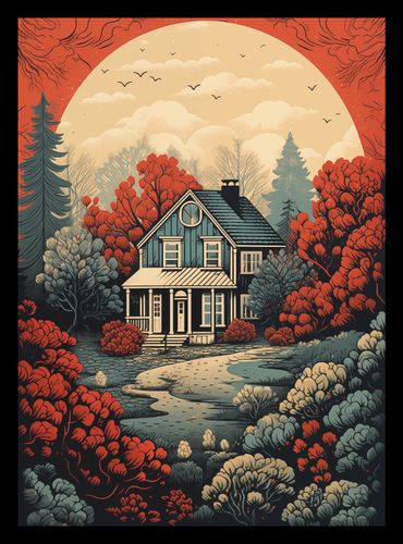 Plakat 20,5x28,4cm Idylla Rustykalna na Arena.pl