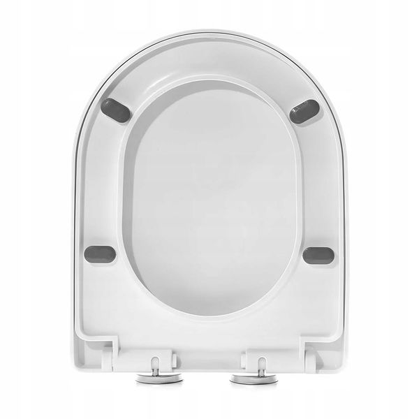 Deska Sedesowa Klozetowa Wolnoopadająca do WC Wypinana Uniwersalna ZAWIASY zdjęcie 4