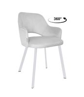 Krzesło obrotowe Milano podstawa Profil biała MG39