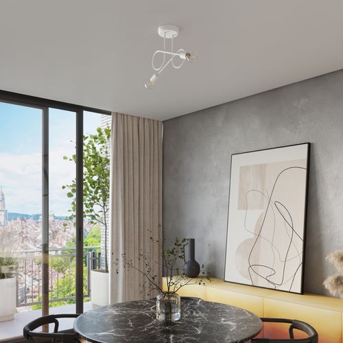 Żyrandol LOOP 2 biały na Arena.pl