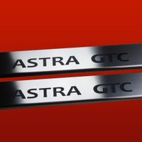 Listwa progowa OPEL ASTRA MK6/J/IV ASTRA GTC Stal nierdzewna 304 mat  2szt