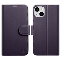 icarer wallet case 2in1 etui iphone 14 plus skórzany pokrowiec z