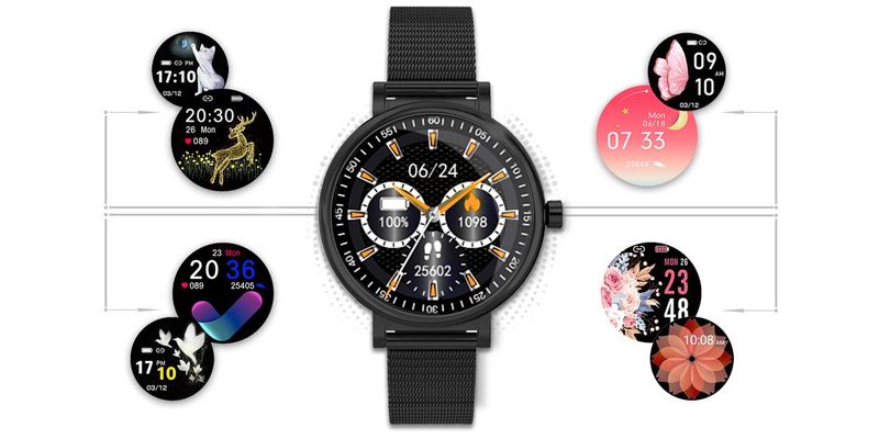 zegarek damski rubicon smartwatch rnbe64-3 black zdjęcie 7