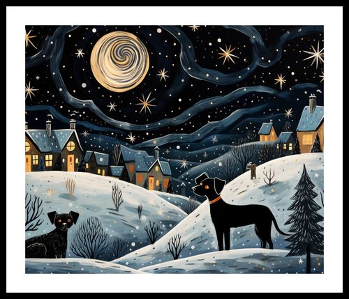 Plakat 60x50cm Nocny Psi Patrol na Arena.pl