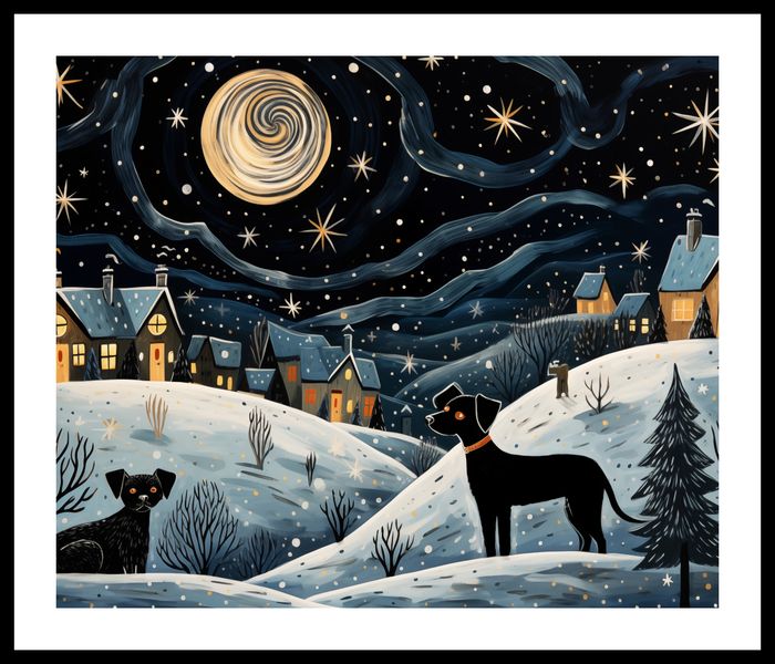 Plakat 60x50cm Nocny Psi Patrol zdjęcie 3